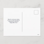 Gelukkig nieuwjaar 2024 feestdagenkaart (Achterkant)