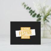 Gelukkig nieuwjaar 2024 - feestelijke wensen verst feestdagenkaart (Staand voorkant)