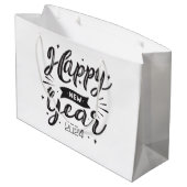 Gelukkig nieuwjaar 2024 groot cadeauzakje (Achterkant Gekanteld)