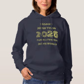 Gelukkig Nieuwjaar 2024 Hooded Sweater Hoodie (Voorkant)