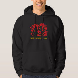 Gelukkig nieuwjaar 2024 hoodie