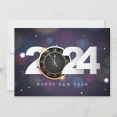 Gelukkig nieuwjaar 2024 kaart (Voorkant)