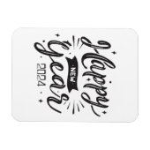 Gelukkig nieuwjaar 2024 magneet (Horizontaal)