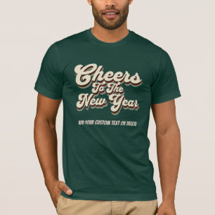 Gelukkig Nieuwjaar 2024 Nieuwjaar Eve Retro T-shirt