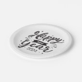 Gelukkig nieuwjaar 2024 papieren bordje (Gekanteld)