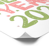 Gelukkig nieuwjaar 2024 poster (Hoek)