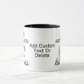 Gelukkig Nieuwjaar 2024 Script Nieuwjaar Partij Mok (Midden)