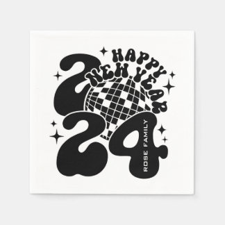 Gelukkig nieuwjaar 2024 servet