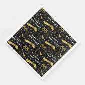 Gelukkig nieuwjaar 2024 servet (Hoek)