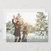 Gelukkig Nieuwjaar 2024 Silver en Gold Confetti Fo Feestdagenkaart (Voorkant)