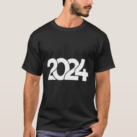 Gelukkig nieuwjaar 2024 t-shirt (Voorkant)