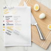 Gelukkig nieuwjaar 2024 theedoek (Quarter Fold)