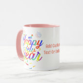 Gelukkig Nieuwjaar 2024 Tie Dye Party 2024 Mok (Voorkant links)