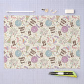 Gelukkig nieuwjaar 2024 tissuepapier (Craft)