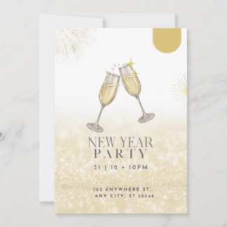 Gelukkig Nieuwjaar 2024 Uitnodiging