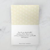 Gelukkig Nieuwjaar 2024 VAARWEL 2023 Feestdagen Kaart (Binnen)