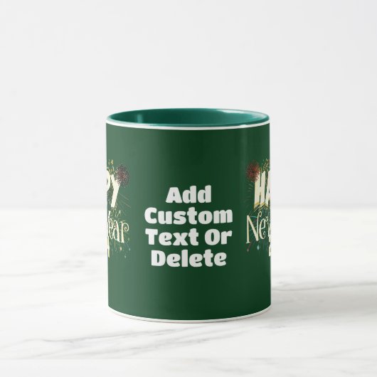 Gelukkig Nieuwjaar 2024 Vibrant Nieuwjaar Partij Mok (Midden)