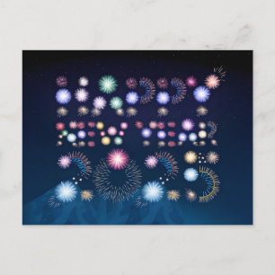 Gelukkig Nieuwjaar 2025 Art Feestdagenkaart