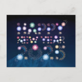 Gelukkig Nieuwjaar 2025 Art Feestdagenkaart (Voorkant)