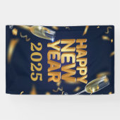 Gelukkig Nieuwjaar 2025 Banner (Horizontaal)