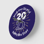 Gelukkig Nieuwjaar 2025 BFTG klok (Hoek)