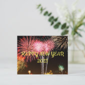 GELUKKIG NIEUWJAAR 2025 BRIEFKAART (Staand voorkant)