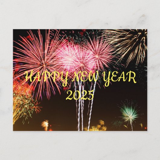 GELUKKIG NIEUWJAAR 2025 BRIEFKAART (Voorkant)