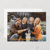 Gelukkig Nieuwjaar 2025 Briefkaart (Voorkant / Achterkant)