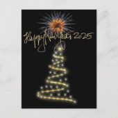 Gelukkig Nieuwjaar 2025 Briefkaart (Voorkant)