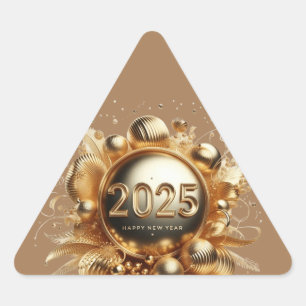 Gelukkig Nieuwjaar 2025 cadeaus Sticker