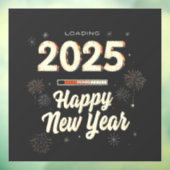 Gelukkig Nieuwjaar 2025 Familie Matching Raamsticker (Vel 3)