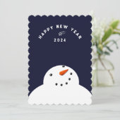 Gelukkig Nieuwjaar 2025 Feestdagenkaart (Staand voorkant)