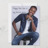 GELUKKIG NIEUWJAAR 2025 Feestelijke kerstkaart (Achterkant)