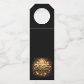 Gelukkig Nieuwjaar 2025 Flessenhanger (Achterkant)