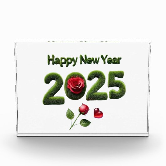 Gelukkig Nieuwjaar 2025 Fotoblokken (Voorkant)