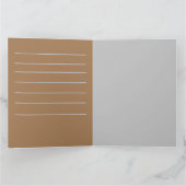 Gelukkig Nieuwjaar 2025 gevouwen wenskaart Kaart (Binnen)