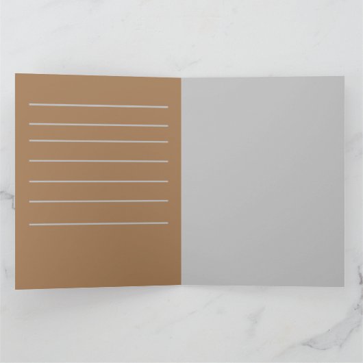 Gelukkig Nieuwjaar 2025 gevouwen wenskaart Kaart (Binnen)