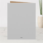 Gelukkig Nieuwjaar 2025 gevouwen wenskaart Kaart (Achterkant)