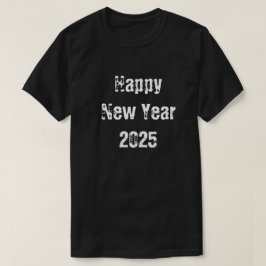 "Gelukkig Nieuwjaar 2025 grafisch T-shirt