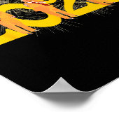 Gelukkig Nieuwjaar 2025 Grappig Trump Dans Vuurwer Poster (Hoek)