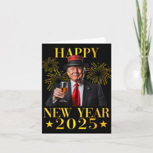 Gelukkig Nieuwjaar 2025 Grappig Trump Nieuwjaar Ni Kaart