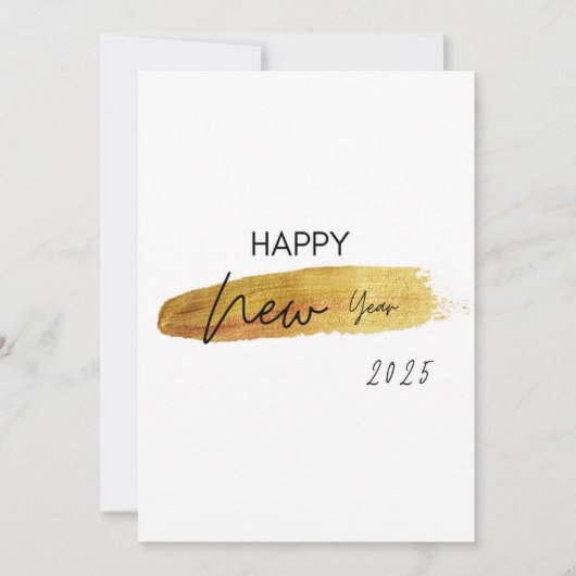 GELUKKIG NIEUWJAAR 2025 GROETEN Kaart (Voorkant)