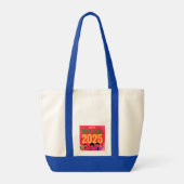 Gelukkig Nieuwjaar 2025 Impulse Canvas tas***** Tote Bag (Achterkant)