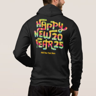 Gelukkig Nieuwjaar 2025 Kerstmis Nieuwjaar Familie Hoodie