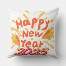 Gelukkig nieuwjaar 2025 kussen
