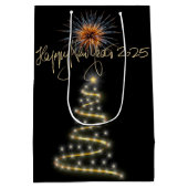 Gelukkig Nieuwjaar 2025 Medium Cadeauzakje (Achterkant)