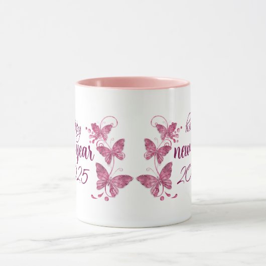 Gelukkig Nieuwjaar 2025 Mok (Midden)