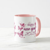 Gelukkig Nieuwjaar 2025 Mok (Voorkant rechts)