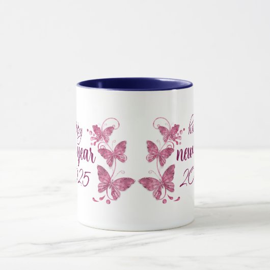 Gelukkig Nieuwjaar 2025 Mok (Midden)