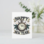 Gelukkig Nieuwjaar 2025 Nieuwjaar Briefkaart (Staand voorkant)